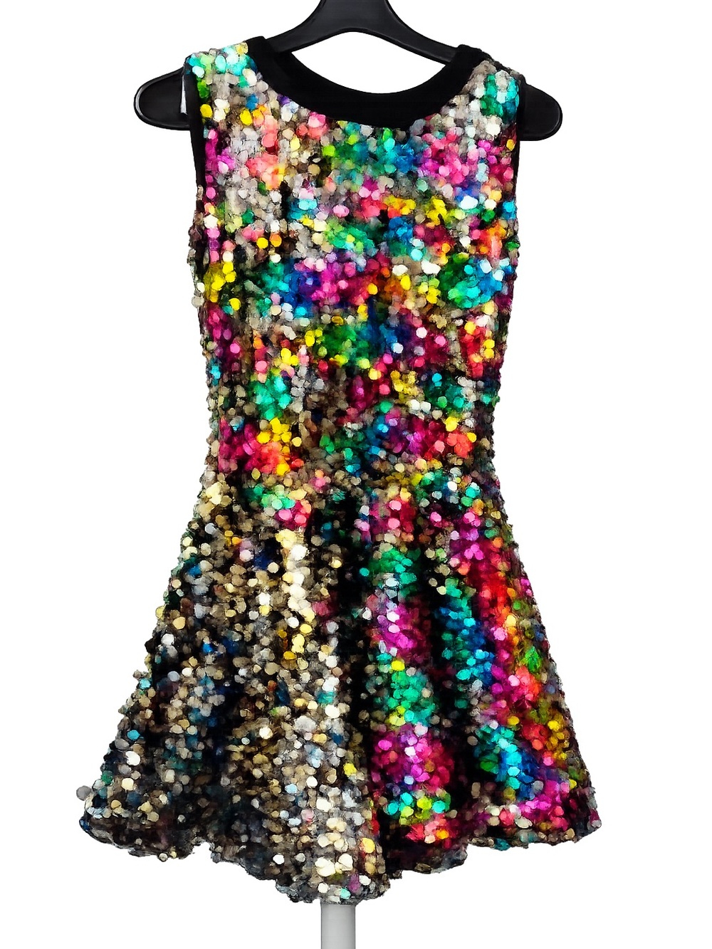 Revolution Multicolor Sequin Midi Dress - Picture 3 of 4